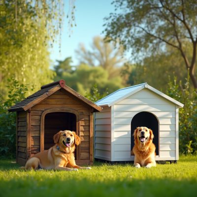 Drewniane domki dla psów - tradycja czy praktyczność? Porównanie z budami plastikowymi