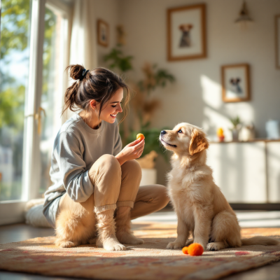 Podstawowy trening szczeniaka - od czego zacząć