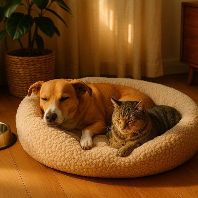 Jak wybrać legowisko, miskę i akcesoria do odpoczynku dla psa lub kota