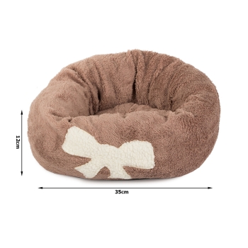 Pluszowe legowisko kojec dla psa kota miękkie poduszka kanapa posłanie 35cm