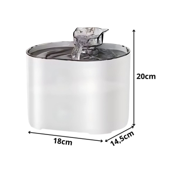 Poidełko fontanna dla kota psa miska automatyczna + filtr 2l czujnik ruchu