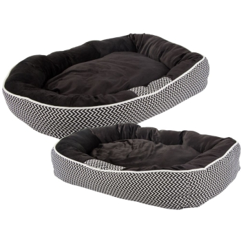 Legowisko dla psa miękkie wygodne puszyste pluszowe posłanie z poduszką