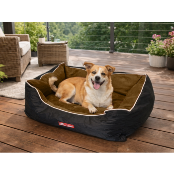 Legowisko posłanie kanapa dla psa miękkie welurowe wygodne średni pies