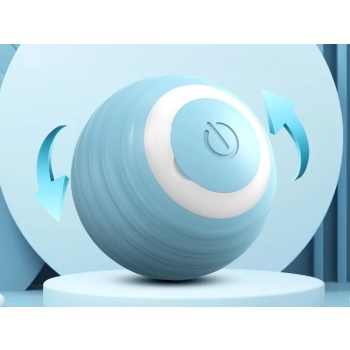 Zabawka dla kota psa uciekająca piłka led wibracje elektryczna usb piłeczka