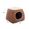 Domek legowisko dla psa kota miękkie budka namiot posłanie kanapa kojec