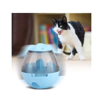 Zabawka interaktywna dla psa piłka na smakołyki do nauki spowalniająca