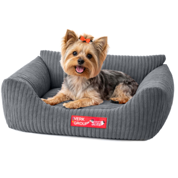 Legowisko dla psa kota miękkie sztruksowe antypoślizgowe małe wygodne s