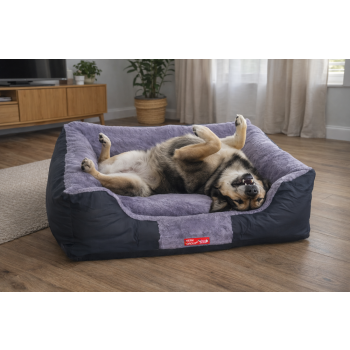 Legowisko posłanie kanapa dla psa miękkie puchate wygodne średni duży pies