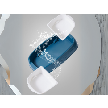 Podwójna miska dla psa kota wyjmowane miski na wodę i karmę duża plastikowa