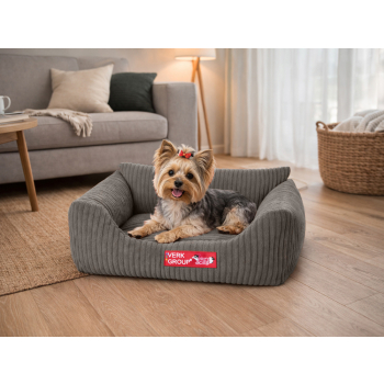 Legowisko dla psa kota miękkie sztruksowe antypoślizgowe małe wygodne s