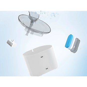 Poidełko fontanna dla kota psa miska automatyczna + filtr 2l czujnik ruchu