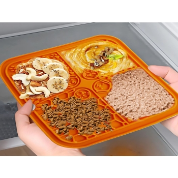 Mata spowalniająca jedzenie dla psa kota silikonowa tacka antystresowa 20cm