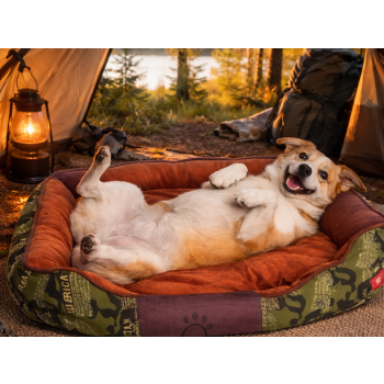 Legowisko posłanie kanapa dla psa miękkie puszyste wygodne średni pies