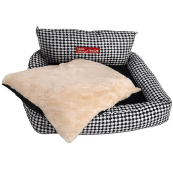 Legowisko posłanie dla psa kota miękkie puszyste wygodne mały średni pies