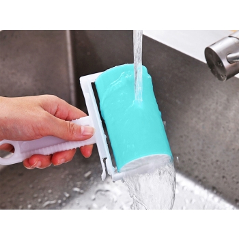 Silikonowy żelowy wałek rolka do czyszczenia ubrań usuwa sierść psa kota