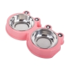 Miska podwójna dla psa kota metalowa 0,3l x 2