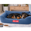Legowisko dla psa kota miękkie sztruksowe antypoślizgowe małe wygodne m