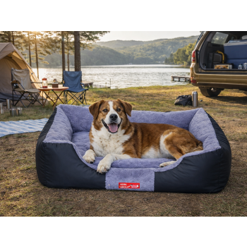 Legowisko posłanie kanapa dla psa miękkie puchate wygodne średni duży pies