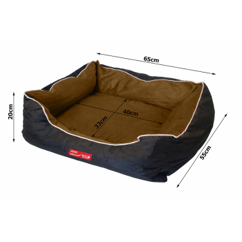 Legowisko posłanie kanapa dla psa miękkie welurowe wygodne średni pies