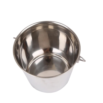 Wiadro ze stali nierdzewnej