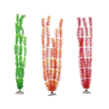 Pojedyncza plastikowa gałązka do akwarium