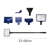 Zestaw do czyszczenia akwarium 5 narzędzi czyszczących i uchwyt 48cm