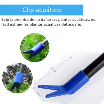 Zestaw do czyszczenia akwarium 5 narzędzi czyszczących i uchwyt 48cm