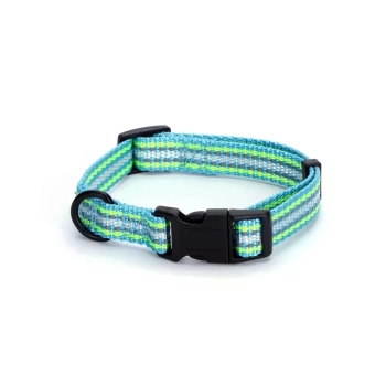 Odblaskowa obroża dla psa z imitacji nylonu rozm.S