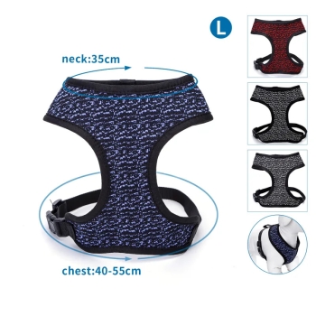 Szelki siatkowe dla psa lub kota rozmiar L szyja 40 klatka 35-55cm