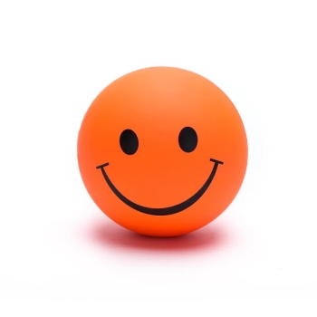 Fluorescencyjna kulka z buźką z gumowej pianki