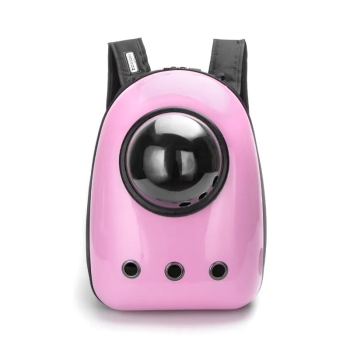 Kosmiczny plecak dla psa lub kota z okienkiem 32x29x42cm różowy