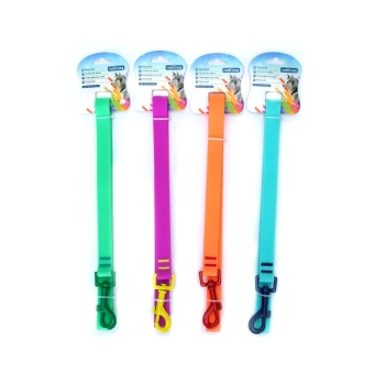 Kolorowa smycz z PVC Rozmiar: M.