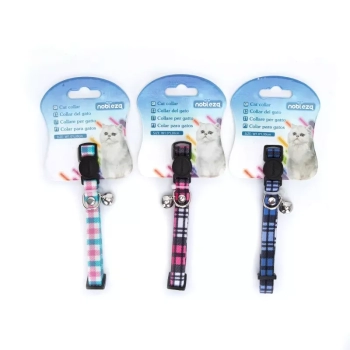 Obroża dla kota z dzwoneczkiem i klamrą wymiary 1.0x30cm