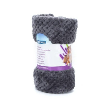 Żakardowy, tkany koc flanelowy dla zwierząt 80x80