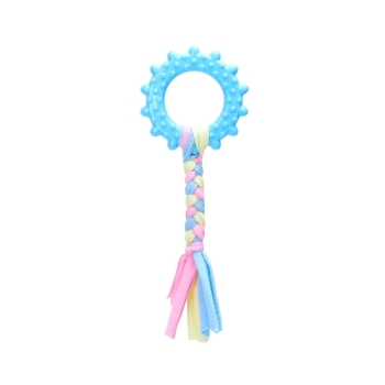 Zabawki z bawełnianego sznura ze słońcem z TPR dla psa