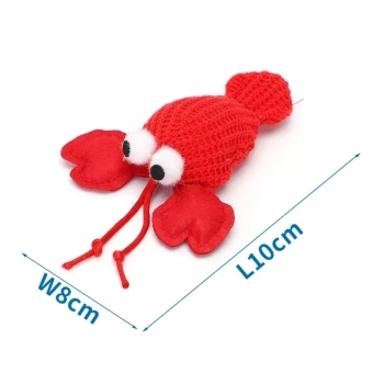 Zabawka homar dla kota kocimiętką