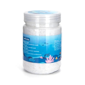 Biały piasek od 0.2 do 0.5mm 400 gram naturalnego piasku do akwarium