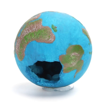 Ziemia - Dekoracja żywiczna do akwarium