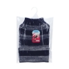 Sweter w szare paski z okrągłym dekoltem Rozmiar: L/XL/XXL