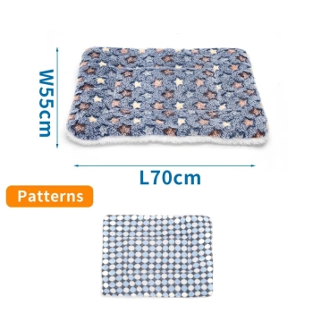 Poduszka flanelowa z nadrukiem 70x55