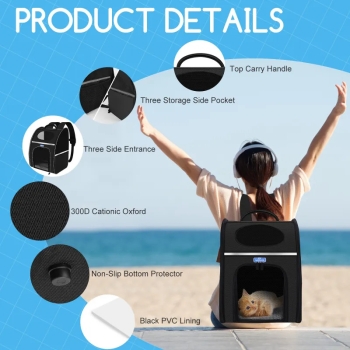 Plecak dla zwierząt rozmiar L do 8kg