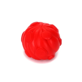 Gumowa przeciekająca piłka z odciskiem buta