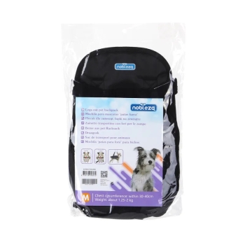 Plecak do noszenia psa rozmiar M obwód klatki 30-40 cm 1.25-2kg