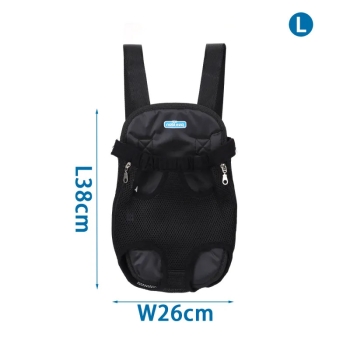 Plecak , nosidło do noszenia psa rozm. L 2-3,5 kg czarny