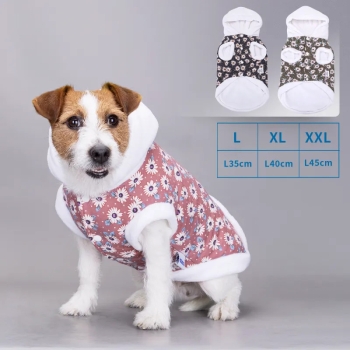 Płaszcz bawełniany z nadrukiem, z kapturem rozmiar L , XL , XXL