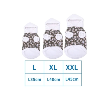 Płaszcz bawełniany z nadrukiem, z kapturem rozmiar L , XL , XXL
