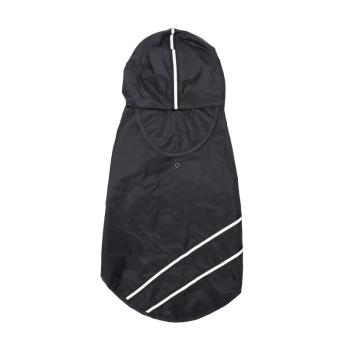 Płaszcz przeciwdeszczowy z kapturem w podwójne paski Rozmiar: 3XL/4XL/5XL/6XL