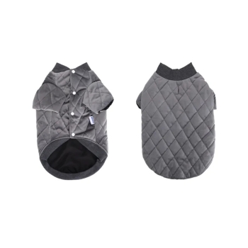 Aksamitny mundurek baseballowy w diamentową kratę L,XL,XXL