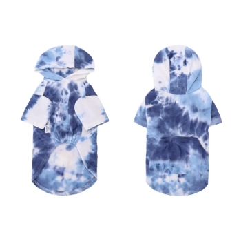 Bluza z kapturem w technice tie-dye Rozmiar: L/XL/XXL