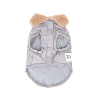 Pikowany płaszcz z klapami Rozmiar: L/XL/XXL